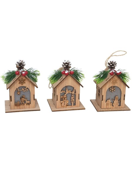 COLGANTE CASA 1 LED CLIDO 7X7X9,2 CM