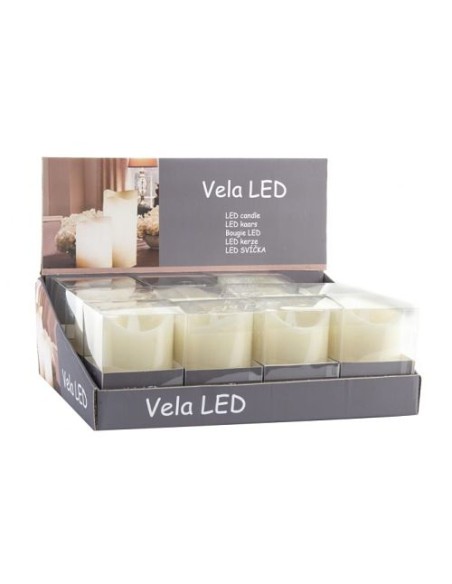 VELA LED PVC 7,5X12 MOVIMIENTO