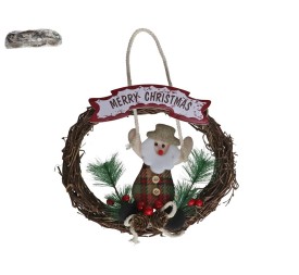 CORONA COLGANTE MERRY CHRISTMAS 25CM LOUV