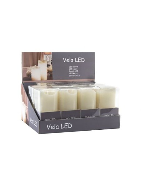 VELA LED PVC 7,5X15 MOVIMIENTO