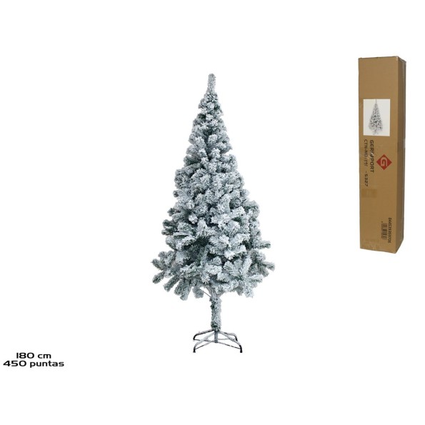 ARBOL DE NAVIDAD NEVADO 450 PUNTAS 180 CM