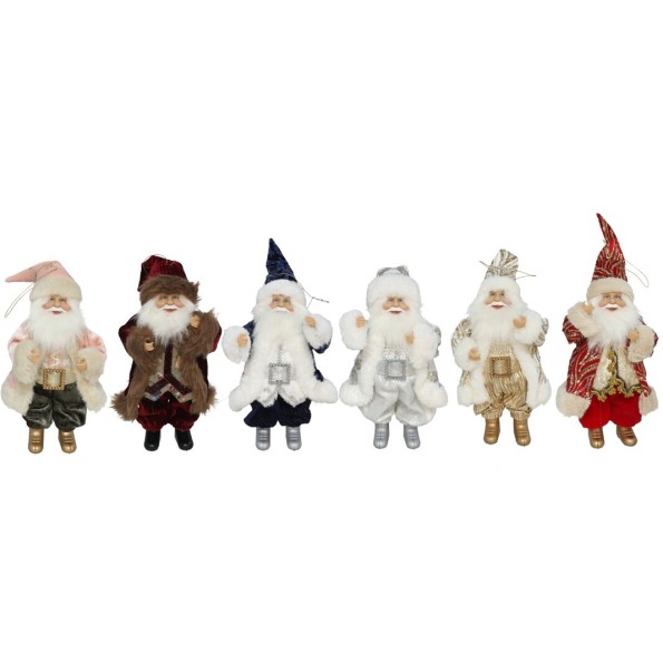 SANTA CLAUS 6 COLORES SURTIDOS 22,5 CM