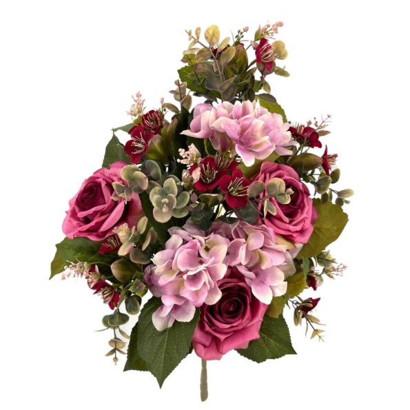 R.U/C. ROSA/HORTENSIA X12 ROSA 55cm