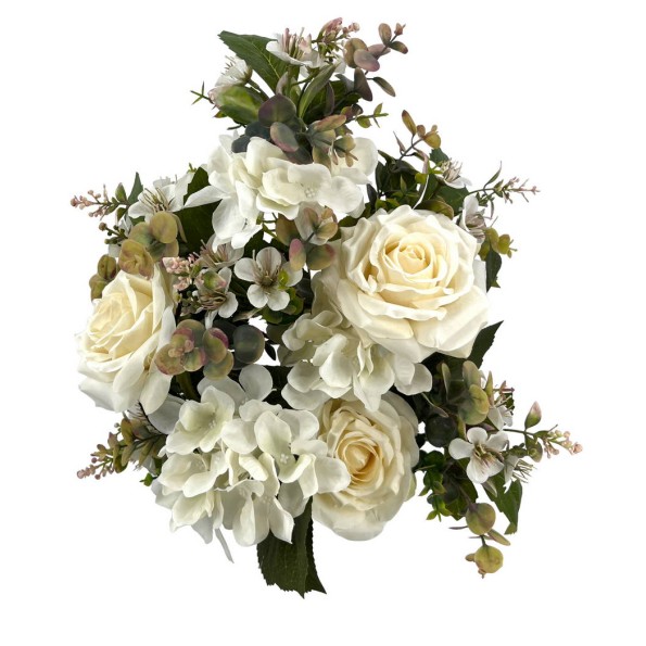 R.U/C. ROSA/HORTENSIA X12 CREMA 55cm