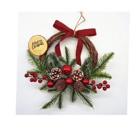 CORONA BAYAS Y LAZO 35CM