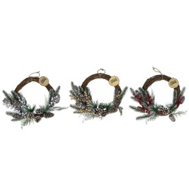 CORONA RATAN CON PIÑA 45CM 3STD