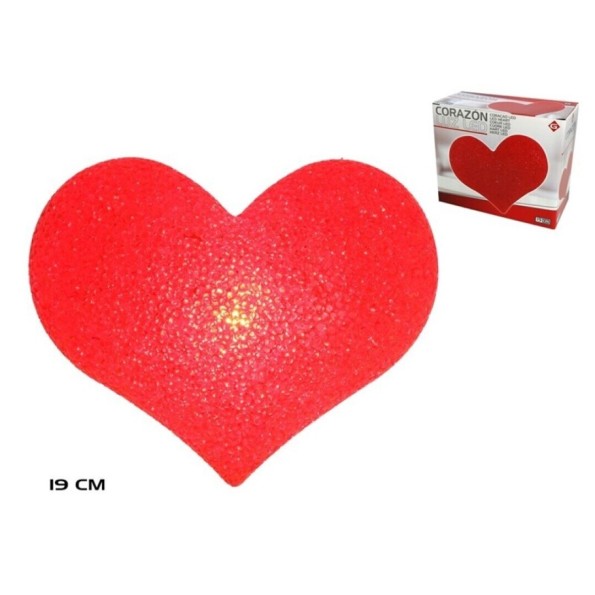 CORAZÓN LUZ LED 19 CM