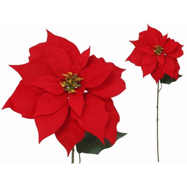 VARA POINSETTIA XL 71X33CM (ROJA)