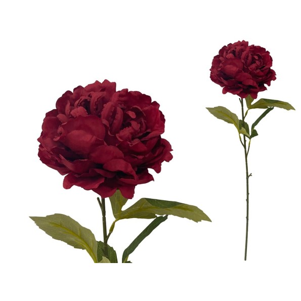 VARA PEONIA (A) -80CM (ROJO)