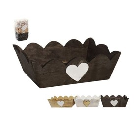 CAJA MADERA 3 COL SURT CORAZON 19X16X7CM