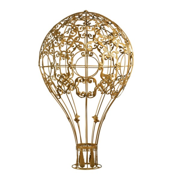 ESTRUCTURA METAL GLOBO ORO D33/80 H 123