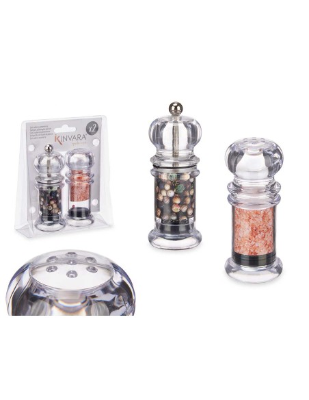 SET SALERO PIMENTERO PLASTICO SET SALERO PIMENTERO PLASTICO