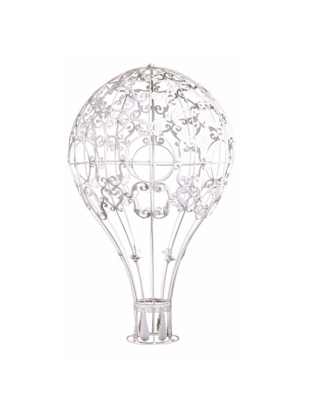 ESTRUCTURA METAL GLOBO BLANCO  D 33/80 H 123