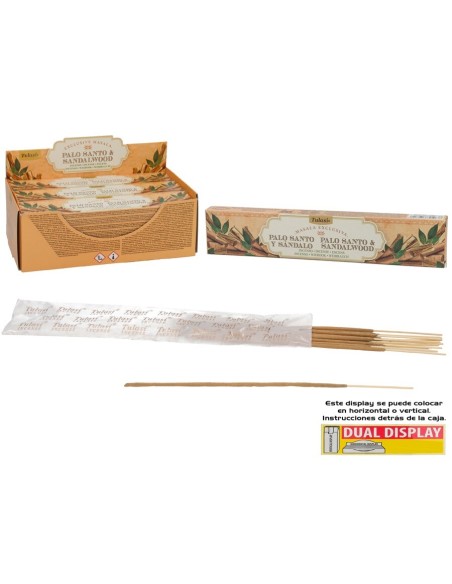 INCIENSO 15G 14 STICKS EXCLUSIVE MASALA PALO SANTO