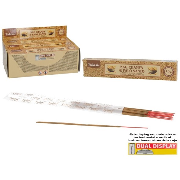 INCIENSO 15G 14 STICK NAG CHAMPA DELIGHTS PALO SAN