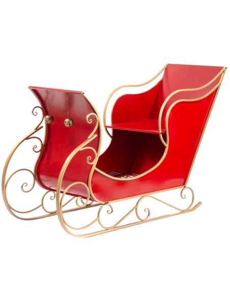 TRINEO GRANDE CON RESPALDO INCLINADO 145X57 H94 ROJO TRINEO GRANDE CON RESPALDO INCLINADO 145X57 H94 ROJO