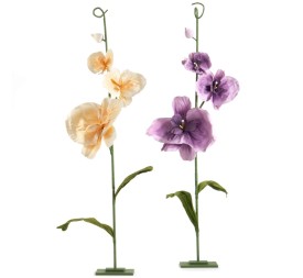ORQUIDEA GRANDE 2 COL. MIX CON TALLO Y BASE 60X15 H240