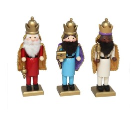FIGURA REY MAGO CON REGALO 8X6X25CM 3STD