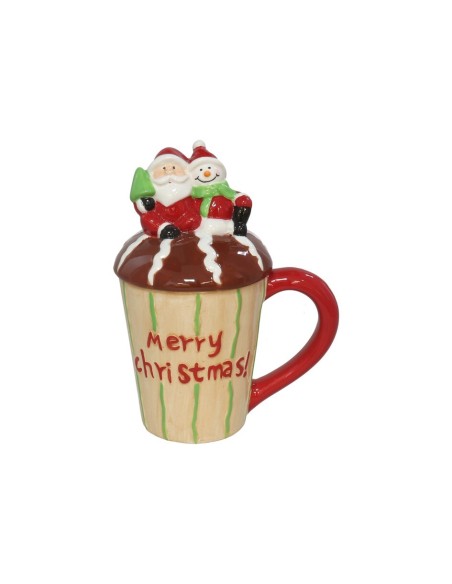 JARRA MUG C/ TAPA DECORADA 280 ML