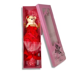 ROSA OSO PELUCHE CON LUZ