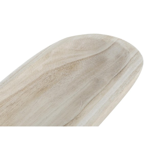 CENTRO MESA PAULOWNIA 43X16X4 NATURAL MARRON CLARO