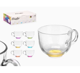 TAZON DESAYUNO CRISTAL JUMBO BASE COLOR SUR 470ML