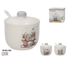 AZUCARERO C/CUCHARA 300ML ROCIO DOLOMITA 2 SURTIDO