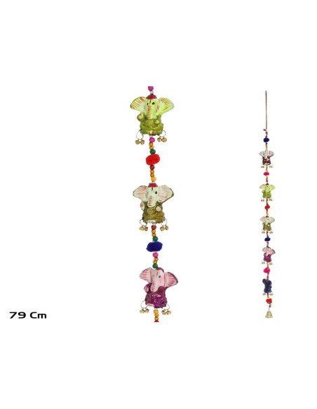 COLGANTE CAMPANAS GANESH 79CM