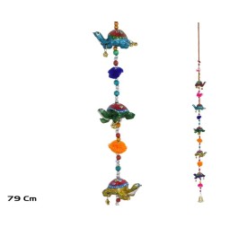 COLGANTE CAMPANAS TORTUGA 79CM