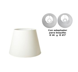PANTALLA CONICA 15CM C/ADAPTADOR E14/E27