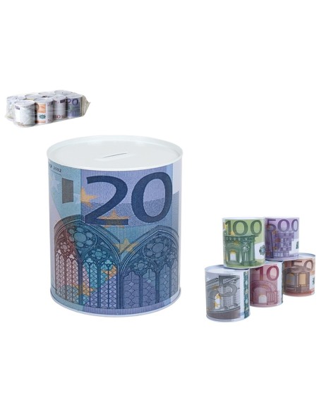 HUCHA EURO 13x15CM SURTIDA