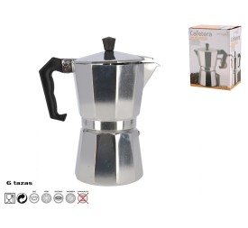 CAFETERA ALUMINIO 6 TAZAS 300ML