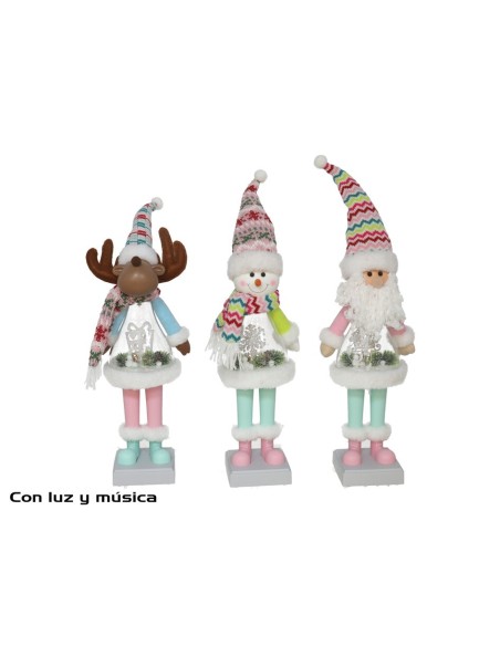 MUÑECO MUSICAL 5 LED 14X11X56CM 3STD