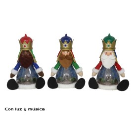 MUÑECO REY 5 LED ERIK 18X14X33CM 3STD