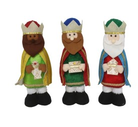 FIGURA REY MAGO HANS 13X10X41CM MULTICOLOR 3STD