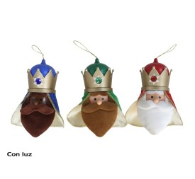 COLGANTE REY MAGO 1 LED 10X7X15CM FREY 3STD