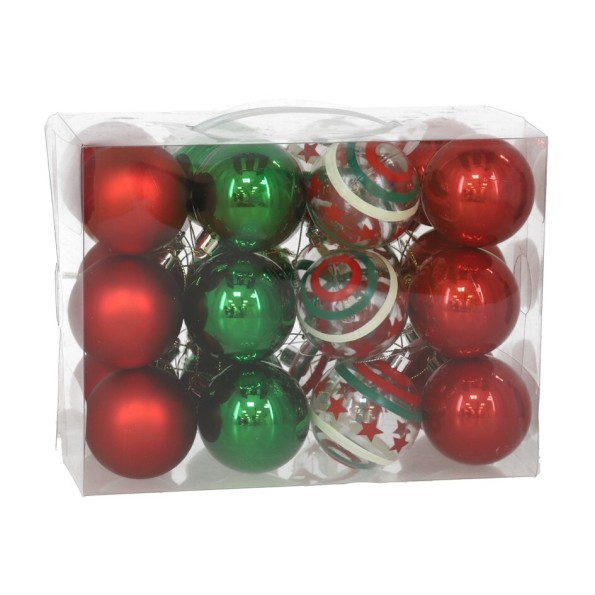 MALETIN X24 BOLAS LOIS ROJO-VERDE 6 CM