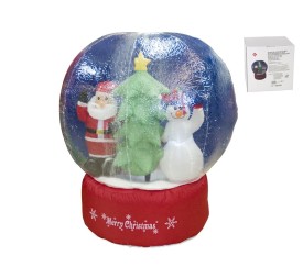 HINCHABLE BOLA NEVADA NAVIDAD 180CM