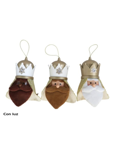 COLGANTE REY MAGO 10X7X15CM 3STD 3STD