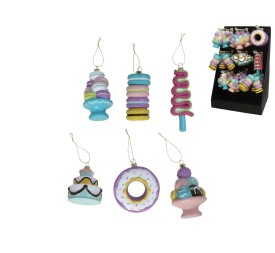 COLGANTE DULCES 6 SURTIDOS 7X7X11,8 CM