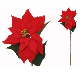 VARA POINSETTIA 70CM (ROJA)