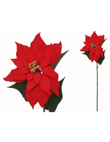 VARA POINSETTIA 70CM (ROJA)