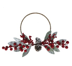 COLGANTE NAVIDAD FLOR MEI 17,5 CM