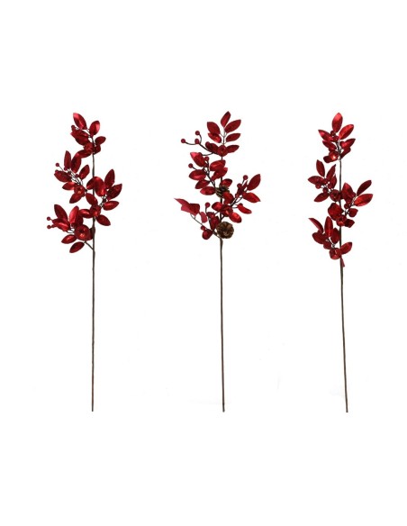 PICK HOJAS ROJO 3 SURTIDOS 74 CM