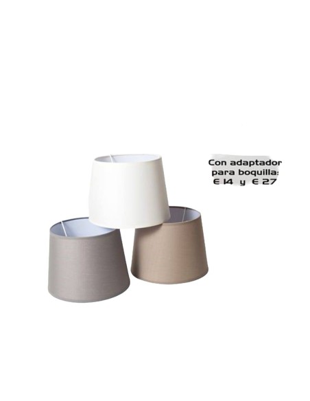 PANTALLA PRINCE 3STD 25CM C/ADAPT E14/27