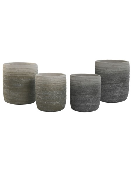 MACETERO SET 2 CEMENTO 17X17X20 DIFUMINADO 2 SURT.