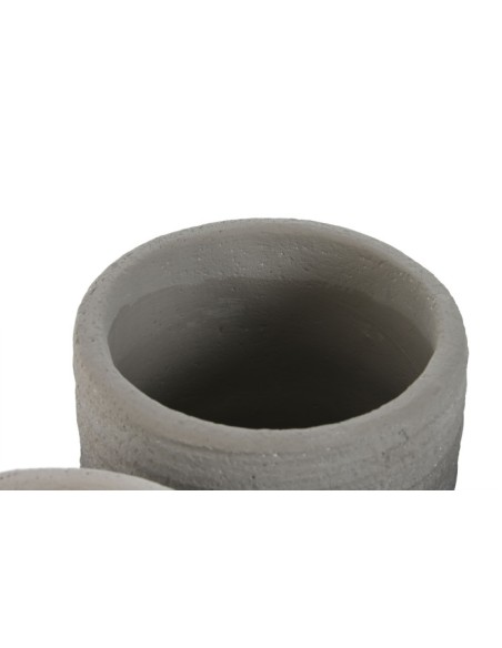 MACETERO SET 2 CEMENTO 17X17X20 DIFUMINADO 2 SURT.
