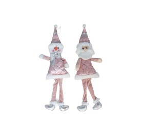 FIGURAS XMAS DECO ROSA 45 CM
