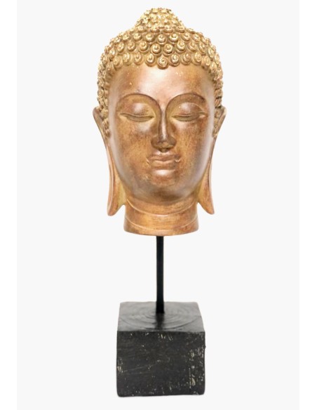 CABEZA BUDA DEC. C/ PEANA 34 CM