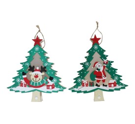 COLGANTE 1LED ARBOL NAVIDAD 18,8X21,2X2,5CM